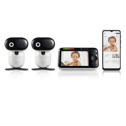 PIP1510 5.0” WiFi Motorized Video Baby Monitor 2 Cameras
